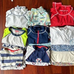 BUNDLE size 10 BOYS LUXURY bathing suits sets